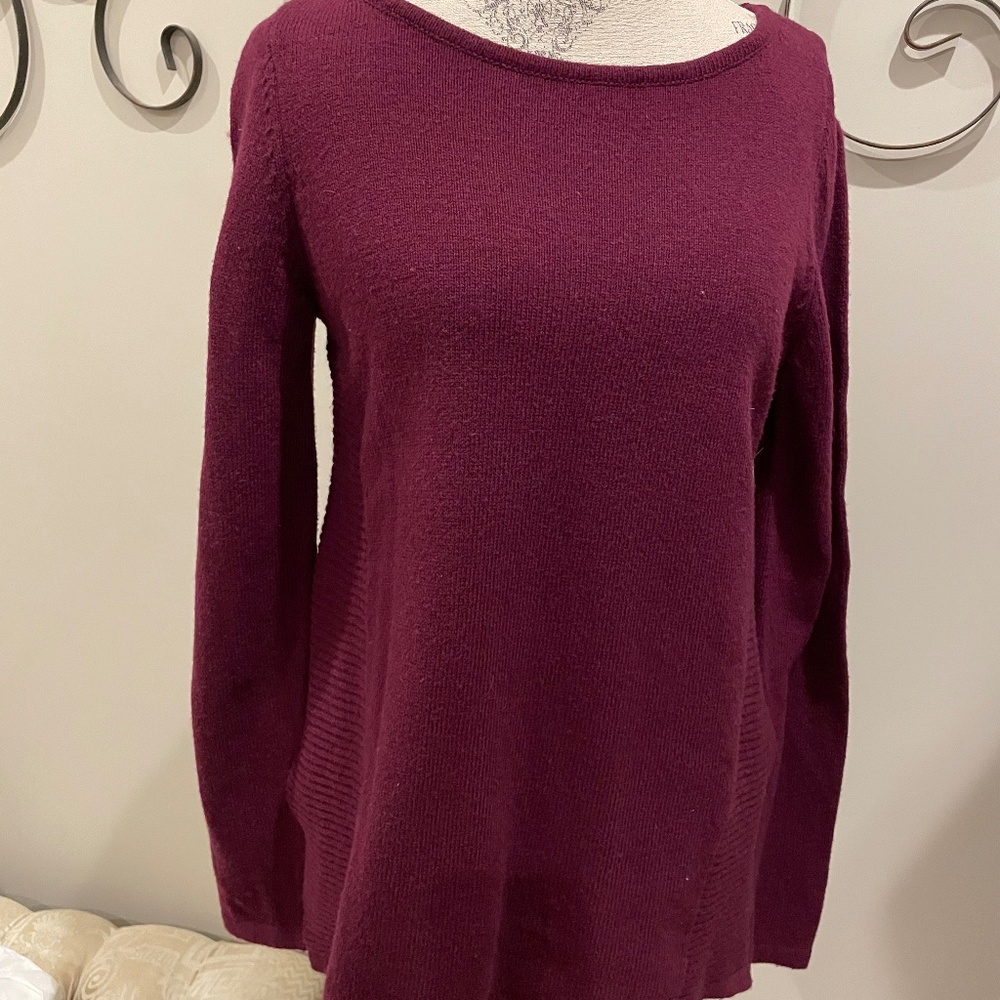 Loft Brand Cranberry Sweater